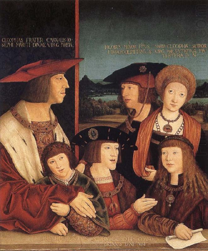 STRIGEL, Bernhard Emperor Maximilian I and his family china oil painting image